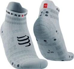 Pair Of Compressport Pro Racing Socks V4.0 Ultralight Run Low Yellow -Odlo Fashion Shop 218597961c0a89d422922.47225959 1