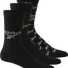 Reebok Classics 3 Pair Socks Black -Odlo Fashion Shop 218684361c49ba2644463.28923062