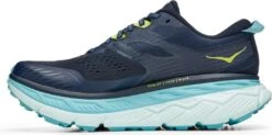 Hoka One One Stinson ATR 6 Trail Shoes Blue Yellow Women -Odlo Fashion Shop 218702661c9e396f19e59.28705812