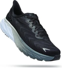Hoka One One Arahi 6 Running Shoes Black White Wide 2E