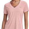 Under Armour Under Armor Tech Twist Pink Women's Short Sleeve Jersey -Odlo Fashion Shop 219219861d6d6c463f190.38397902