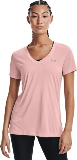 Under Armour Under Armor Tech Twist Pink Women's Short Sleeve Jersey