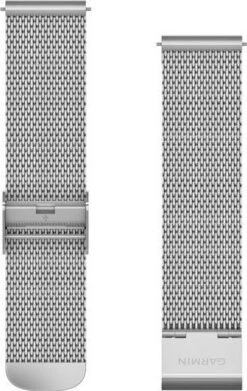 Garmin 20mm Milanese Quick Release Bands Silver