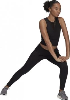 ADIDAS PERFORMANCE Adidas AeroKnit Long Tights Black Women 10 ADIDAS PERFORMANCE Adidas AeroKnit Long Tights Black Women -Odlo Fashion Shop 219779461e18d72379661.80483394