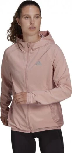 ADIDAS PERFORMANCE Adidas Radical Run Pink Windbreaker Jacket Women