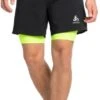 Odlo Axalp Trail 6in 2-in-1 Shorts Black Yellow -Odlo Fashion Shop 220039161f7f05e9eae99.62535945