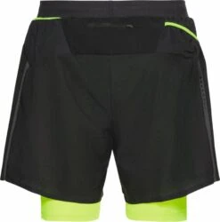 Odlo Axalp Trail 6in 2-in-1 Shorts Black Yellow -Odlo Fashion Shop 220039161f7f0749bdfc3.54078955
