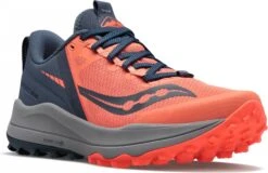 Saucony Xodus Ultra Coral Gray Women's Trail Running Shoes -Odlo Fashion Shop 220366361f2a03427c248.20794893