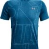 Under Armour Under Armor Run Trail Short Sleeve Jersey Blue Man -Odlo Fashion Shop 220386561f3ab03eb9018.77889767