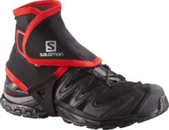 SALOMON Gaiters High TRAIL Black Red