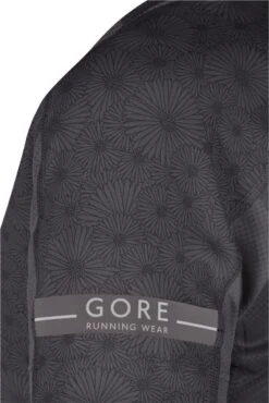 GORE RUNNING WEAR AIR LADY PRINT Short Sleeves Jersey Grey Women -Odlo Fashion Shop 56d55b7df21fb