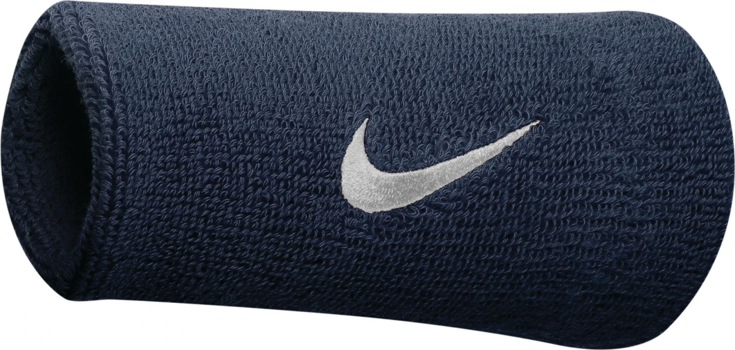 Nike Swoosh Wristbands Blue (Pair) 3 Nike Swoosh Wristbands Blue (Pair)