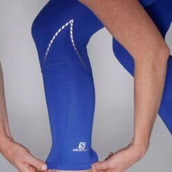 Salomon Cross Run 25 3/4 Tights Blue Women -Odlo Fashion Shop 61e93bee02c902.21881120